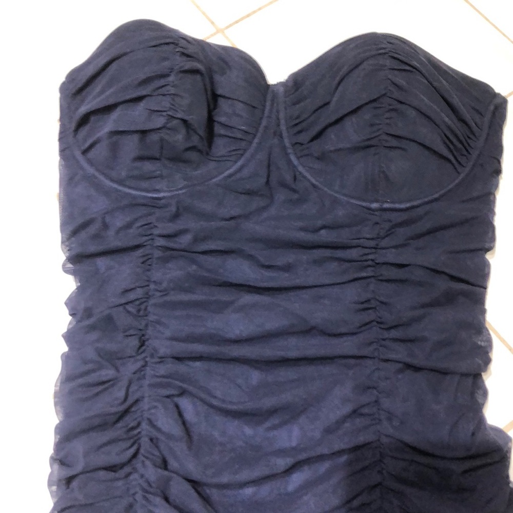 J Crew Ruched tulle bathing suit D Cup